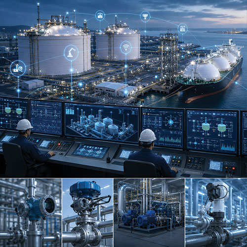 سیستم‌های کنترل و اتوماسیون ترمینال LNG